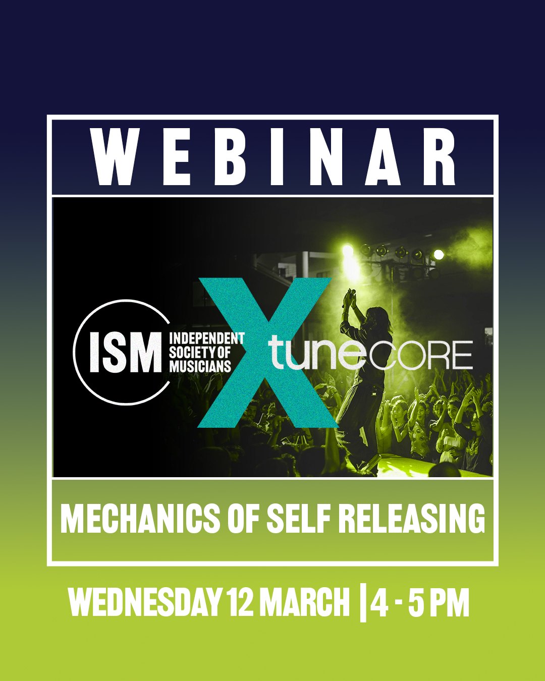 ISM to host free webinar on self-releasing music